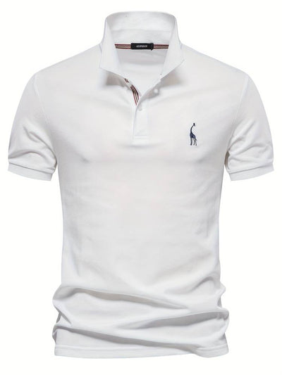 Noah | Slim Fit Klassisches Poloshirt mit sportlichem Kragen-Detail