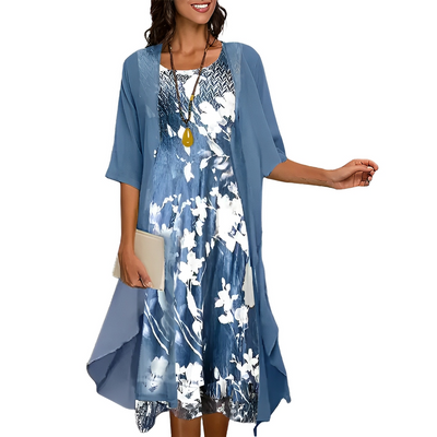 Gladys - Elegantes Midi-Abendkleid-Set für Damen