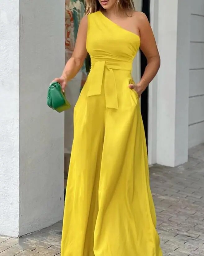 Weronika - Jumpsuit Damen Elegant Weit