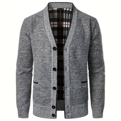 Elegante Strickjacke Herren mit V-Ausschnitt