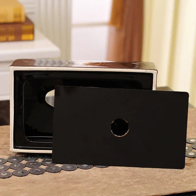 Eleganter Medusa Keramik Taschentuchboxhalter - Minimalistisches Porzellan-Design für die Wohnkultur