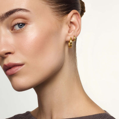 Gold Gia Hoop Earrings