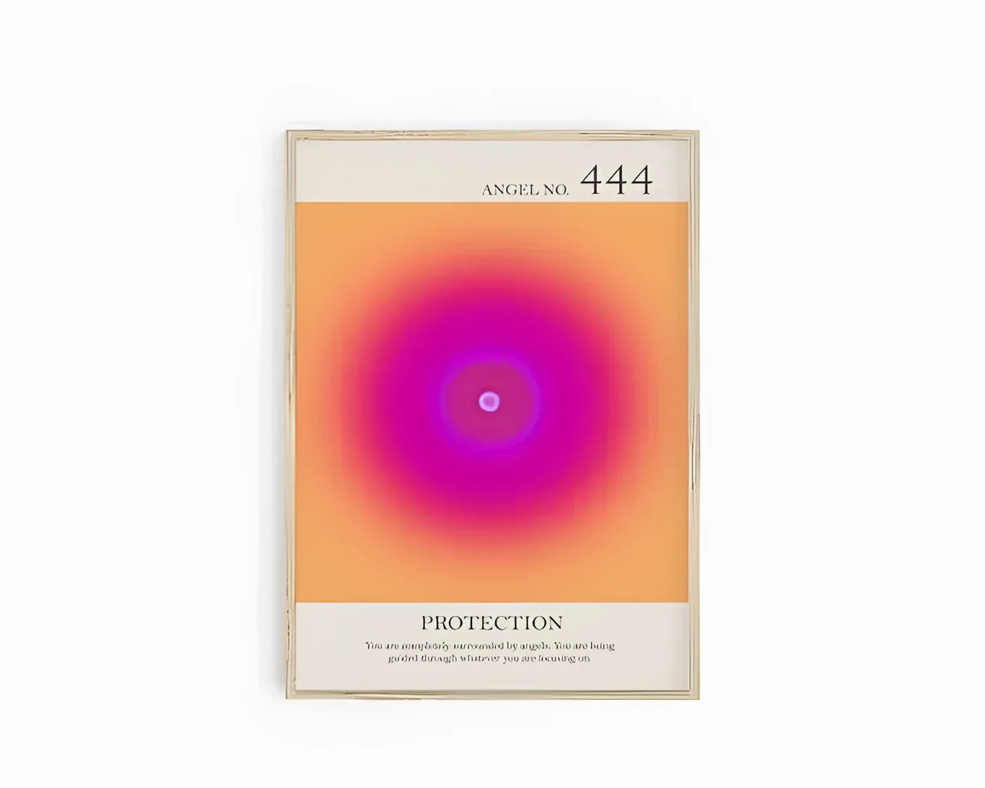 Engelszahl 666 Poster: Spirituelles Erwachen & Meditationsdekor