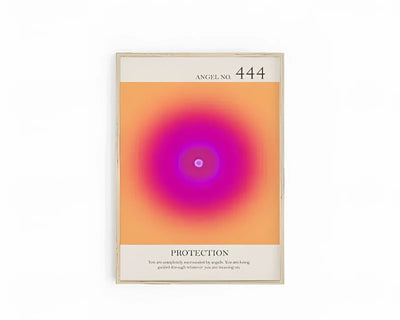 Engelszahl 666 Poster: Spirituelles Erwachen & Meditationsdekor