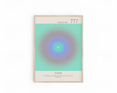 Engelszahl 666 Poster: Spirituelles Erwachen & Meditationsdekor