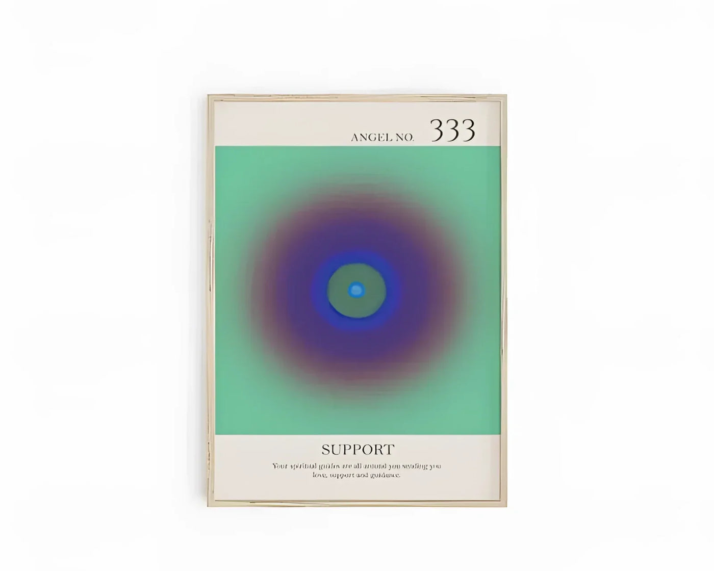 Engelszahl 666 Poster: Spirituelles Erwachen & Meditationsdekor