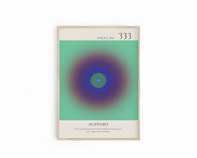 Engelszahl 666 Poster: Spirituelles Erwachen & Meditationsdekor