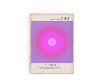 Engelszahl 666 Poster: Spirituelles Erwachen & Meditationsdekor