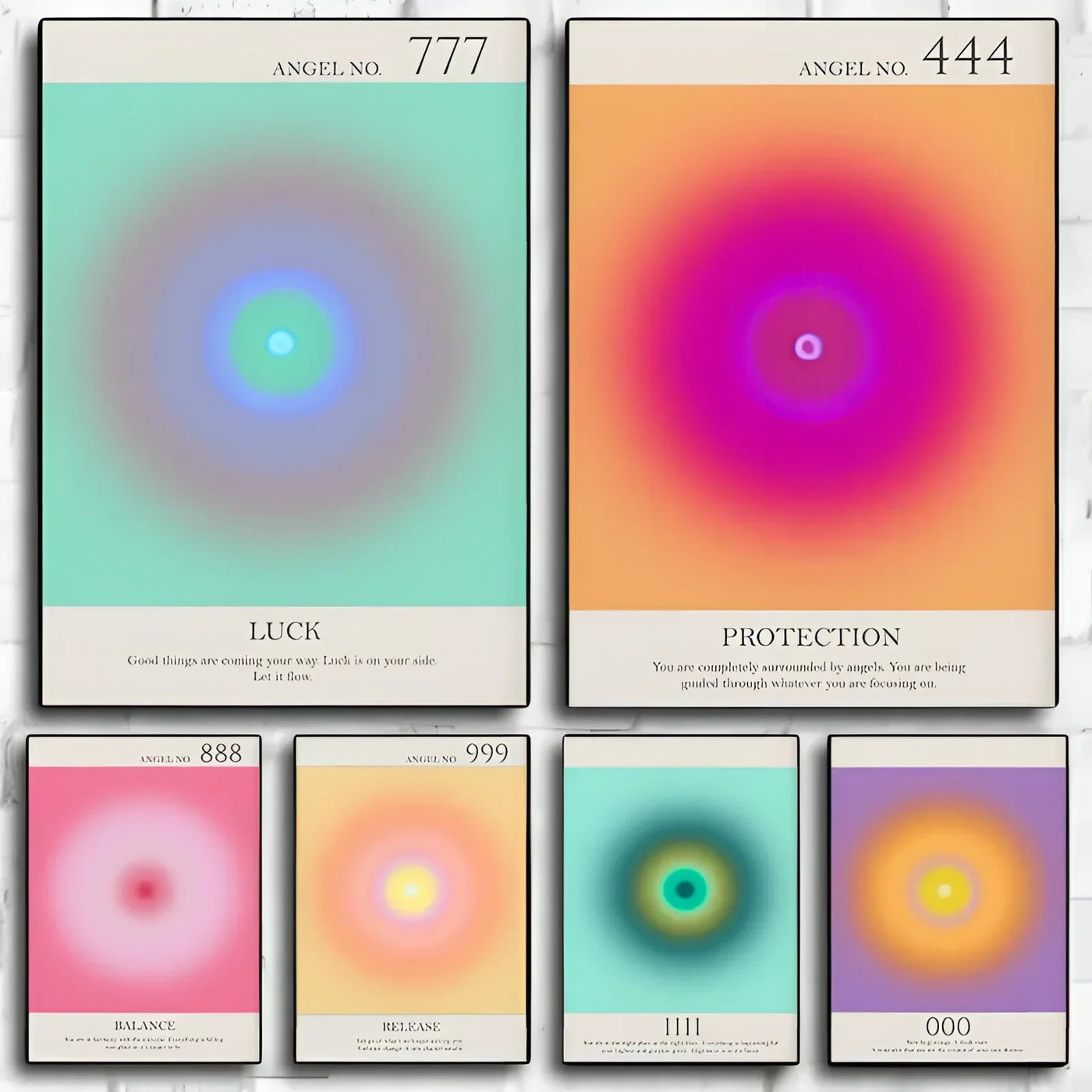 Engelszahl 666 Poster: Spirituelles Erwachen & Meditationsdekor