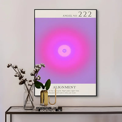 Engelszahl 666 Poster: Spirituelles Erwachen & Meditationsdekor