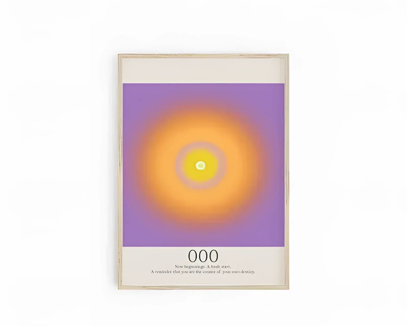 Engelszahl 666 Poster: Spirituelles Erwachen & Meditationsdekor