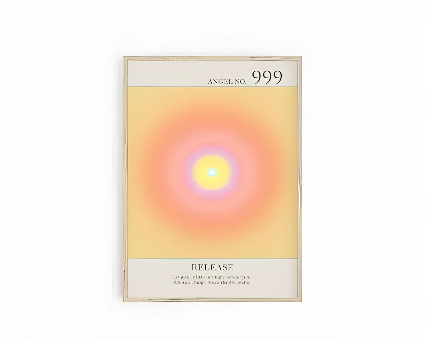 Engelszahl 666 Poster: Spirituelles Erwachen & Meditationsdekor