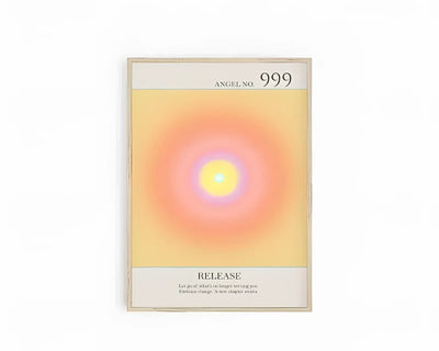 Engelszahl 666 Poster: Spirituelles Erwachen & Meditationsdekor