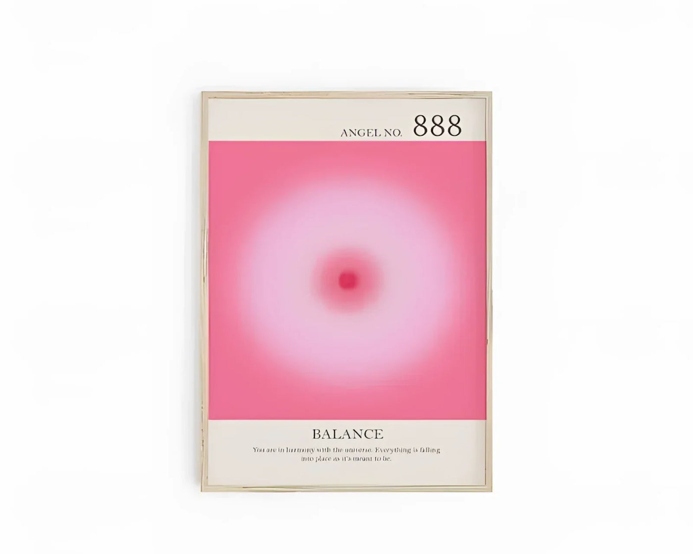 Engelszahl 666 Poster: Spirituelles Erwachen & Meditationsdekor