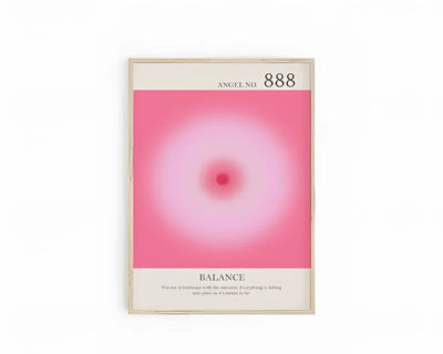 Engelszahl 666 Poster: Spirituelles Erwachen & Meditationsdekor