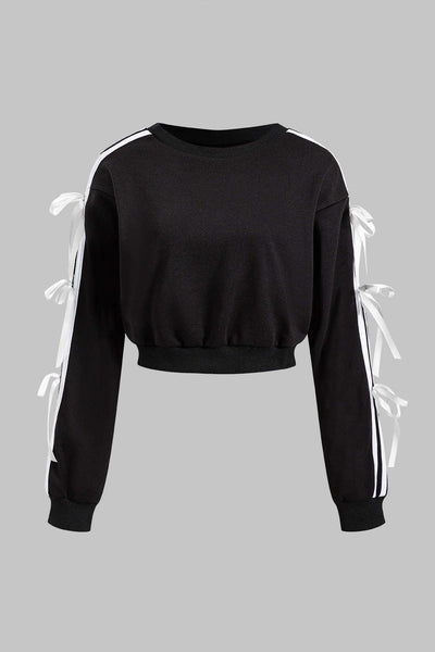 Leonie | Sportliches Zweiteiler-Set mit Schleifen-Details