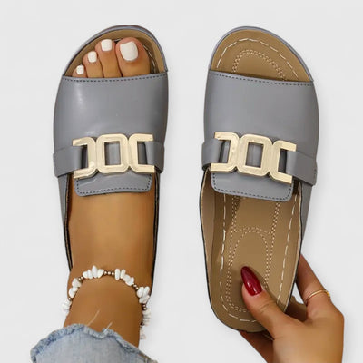 Eva | Orthopädische stilvolle Schnallen-Sandalen