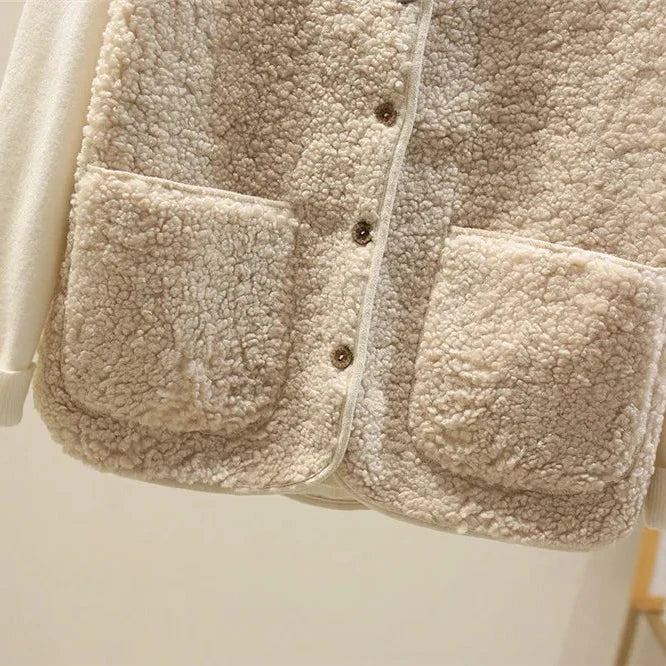 Vica - Klassischer Teddy-Cardigan