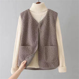 Isabelle | Klassischer Strickcardigan in Khaki