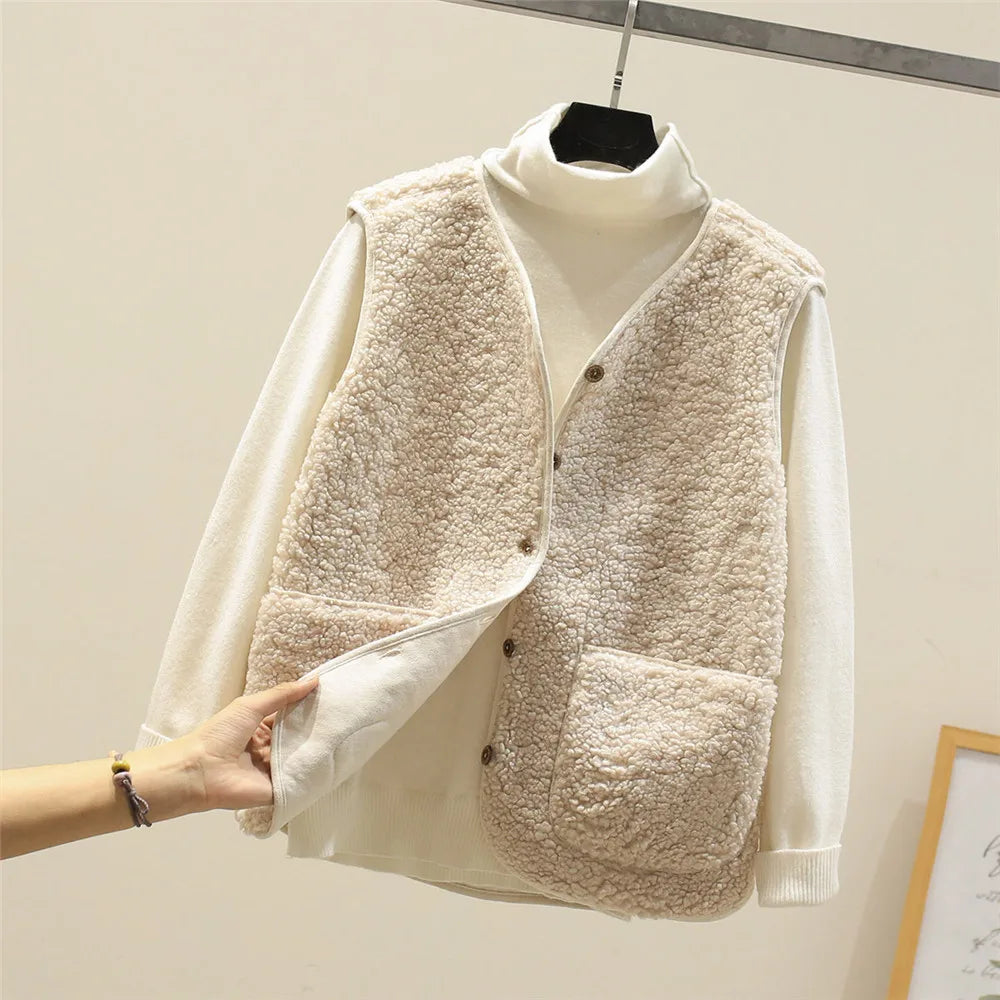 Vica - Klassischer Teddy-Cardigan