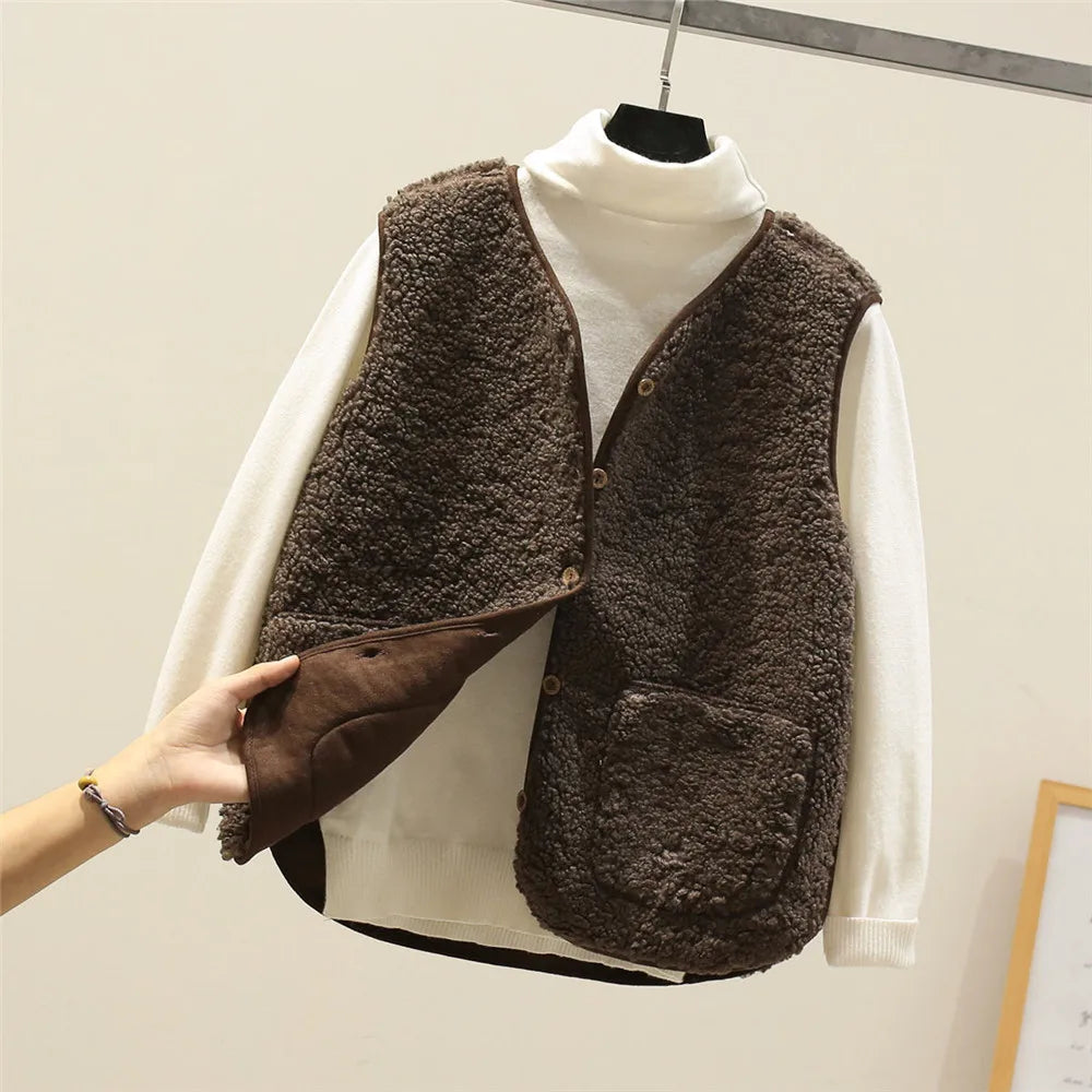 Vica - Klassischer Teddy-Cardigan