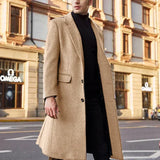 Warme, wasserdichte Winterjacke für Männer in Khaki