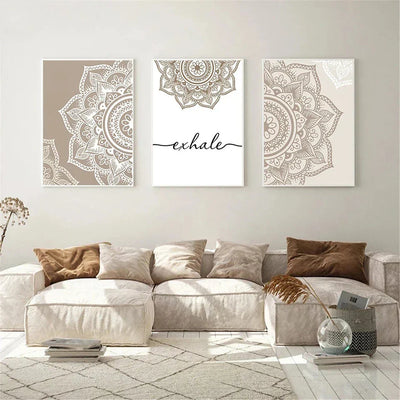 Florale Beige Diamantmalerei Kunst