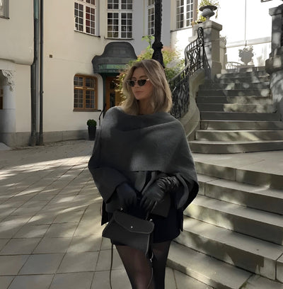Gretchen - Damen Winterponcho