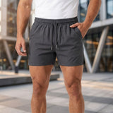 Ethan™ Sport-Shorts mit schnelltrocknendem, hochelastischem High-Mobility-Gewebe in Dunkelgrau