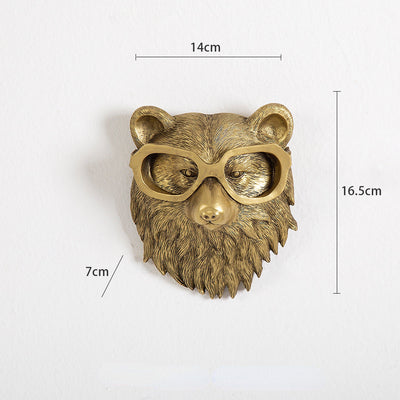 Frankie der Hirschkopf Wandmontage