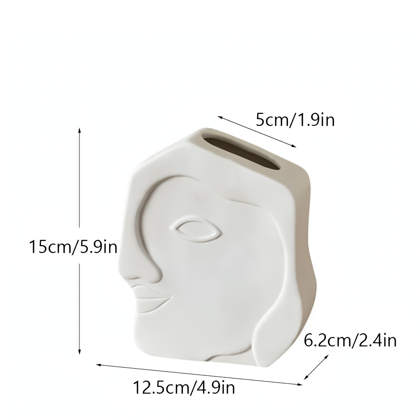 GESICHT DER KUNST VASE | MINIMALISTISCHE VASE