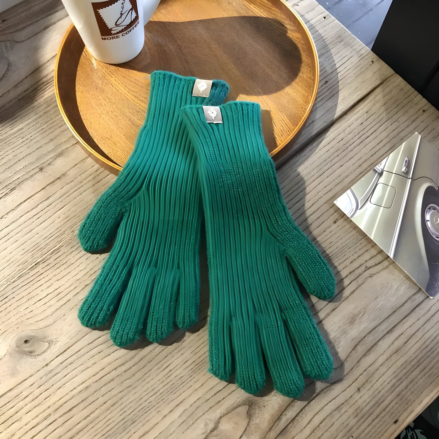 CozyTouch Handschuhe – Legere gestrickte Winterhandschuhe aus Wolle