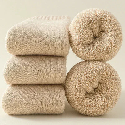 Gemütliche Trio Wollsocken
