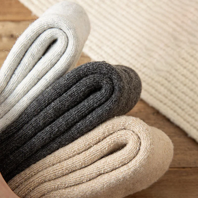 Gemütliche Trio Wollsocken