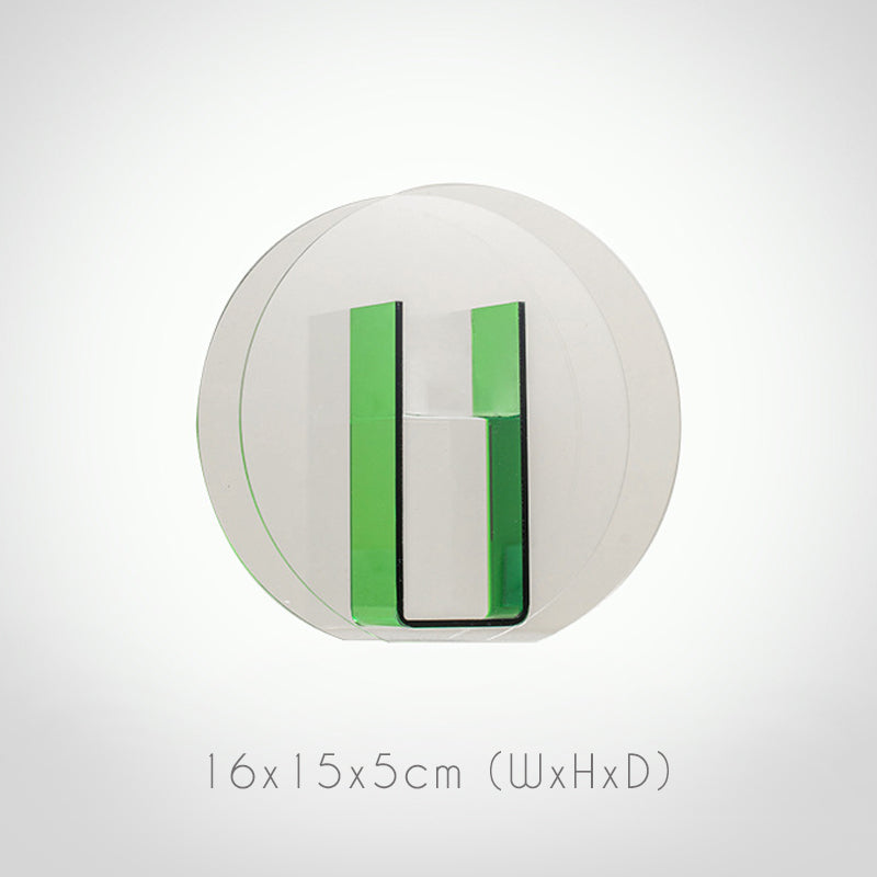 Geometrische Bunte Acrylblumenvase