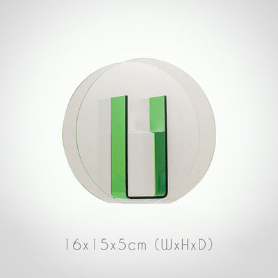 Geometrische Bunte Acrylblumenvase