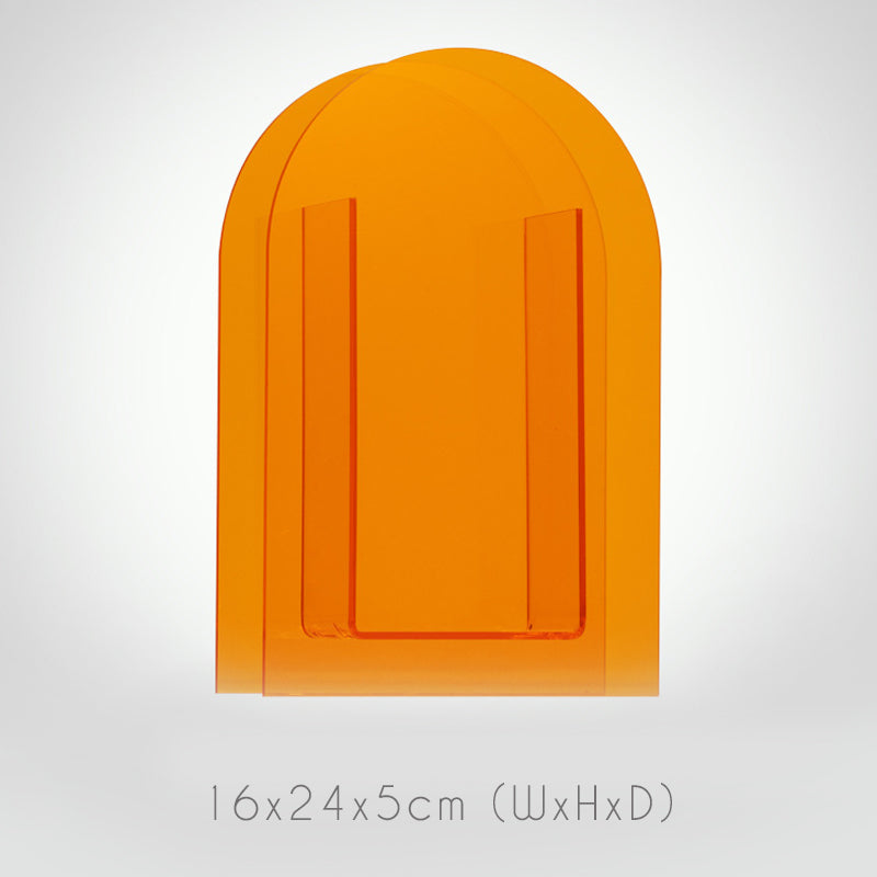 Geometrische Bunte Acrylblumenvase