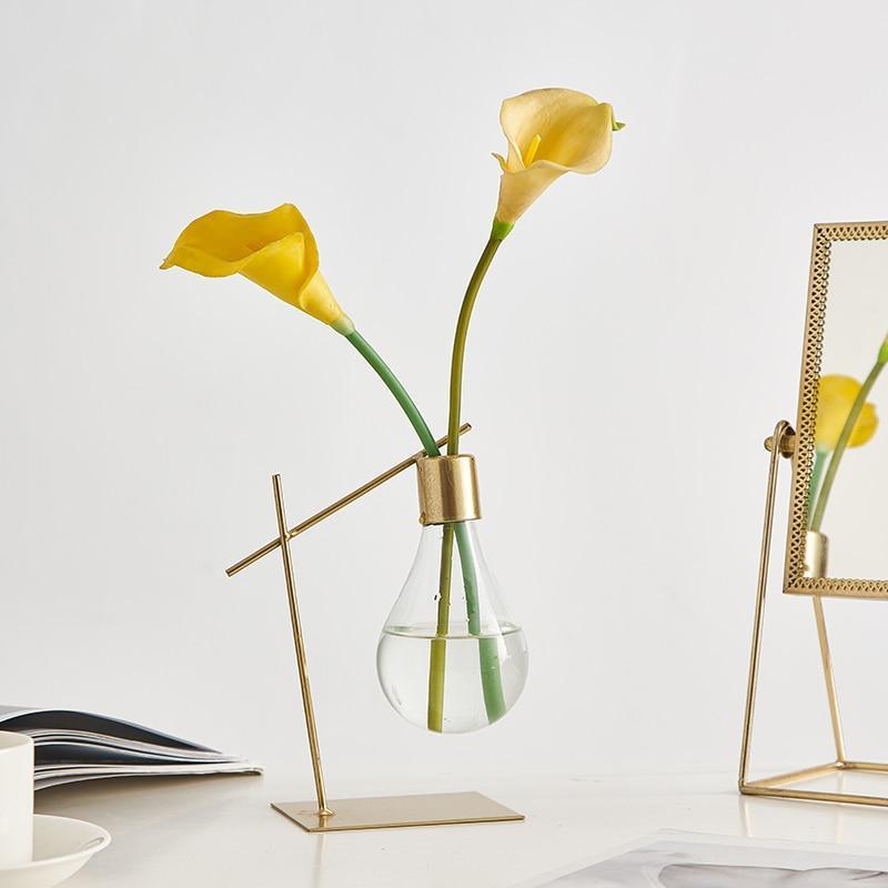 Glasvase für Pflanzen