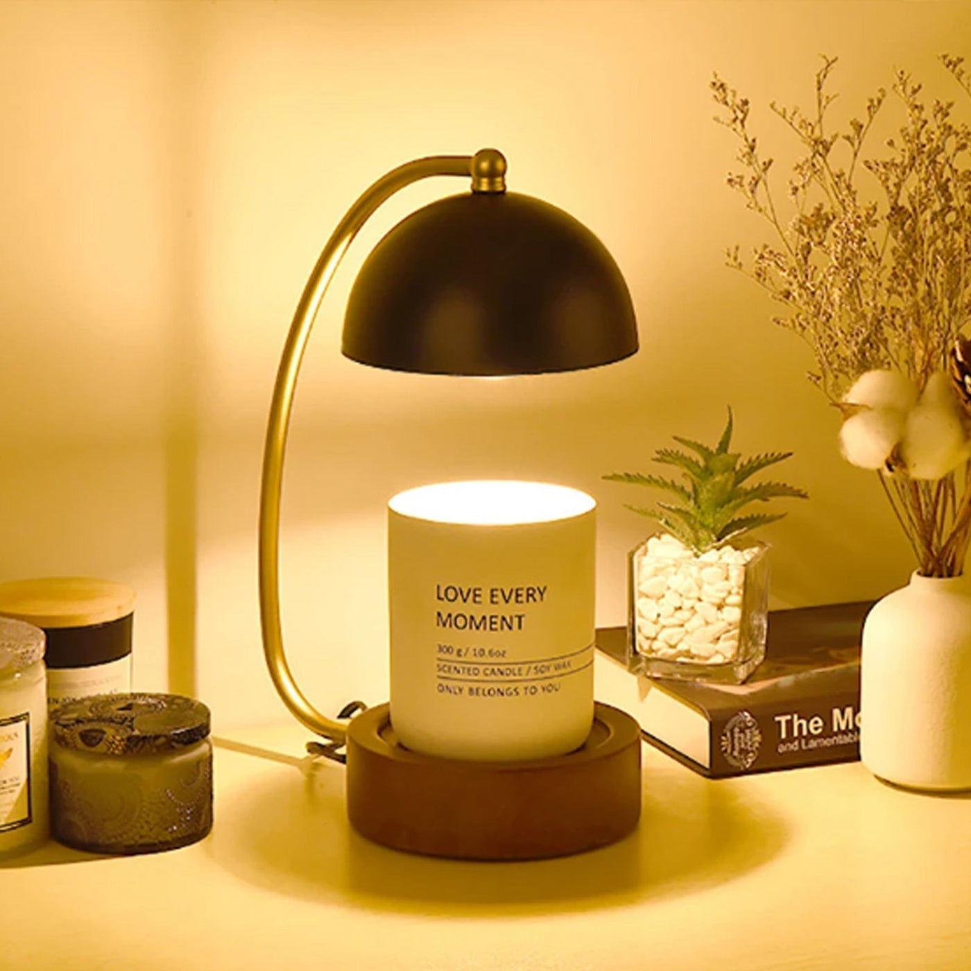 Goldener Stand-Dom Kerzenwärmer