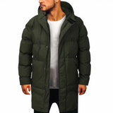 Wass | Wasserdichte Winterjacke mit Kapuze in Olivgrün
