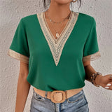TANJA | Elegantes damen t-shirt in Grün