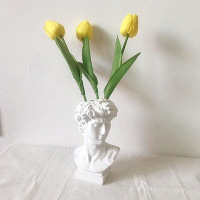 Griechische Statue Resin Mini Vase Aufbewahrungstopf