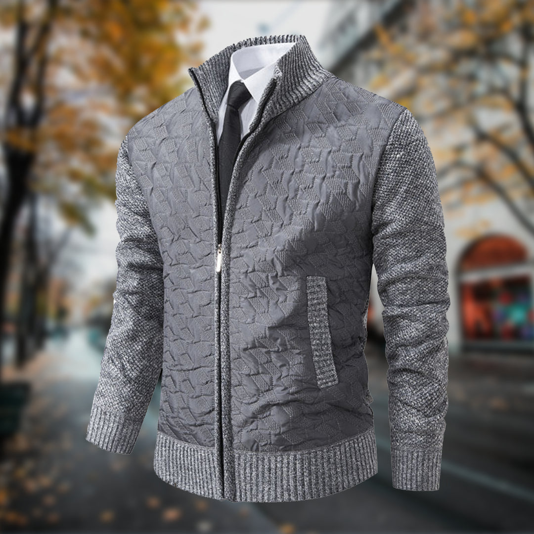EUGENIO - STRICKJACKE MIT REISSVERSCHLUSS