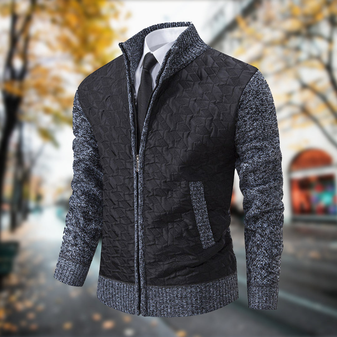 EUGENIO - STRICKJACKE MIT REISSVERSCHLUSS
