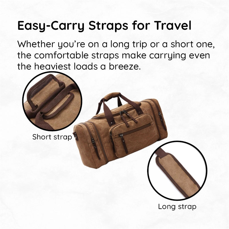 Große Kapazität Canvas Reisetasche