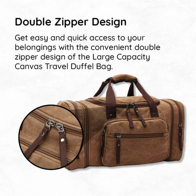Große Kapazität Canvas Reisetasche