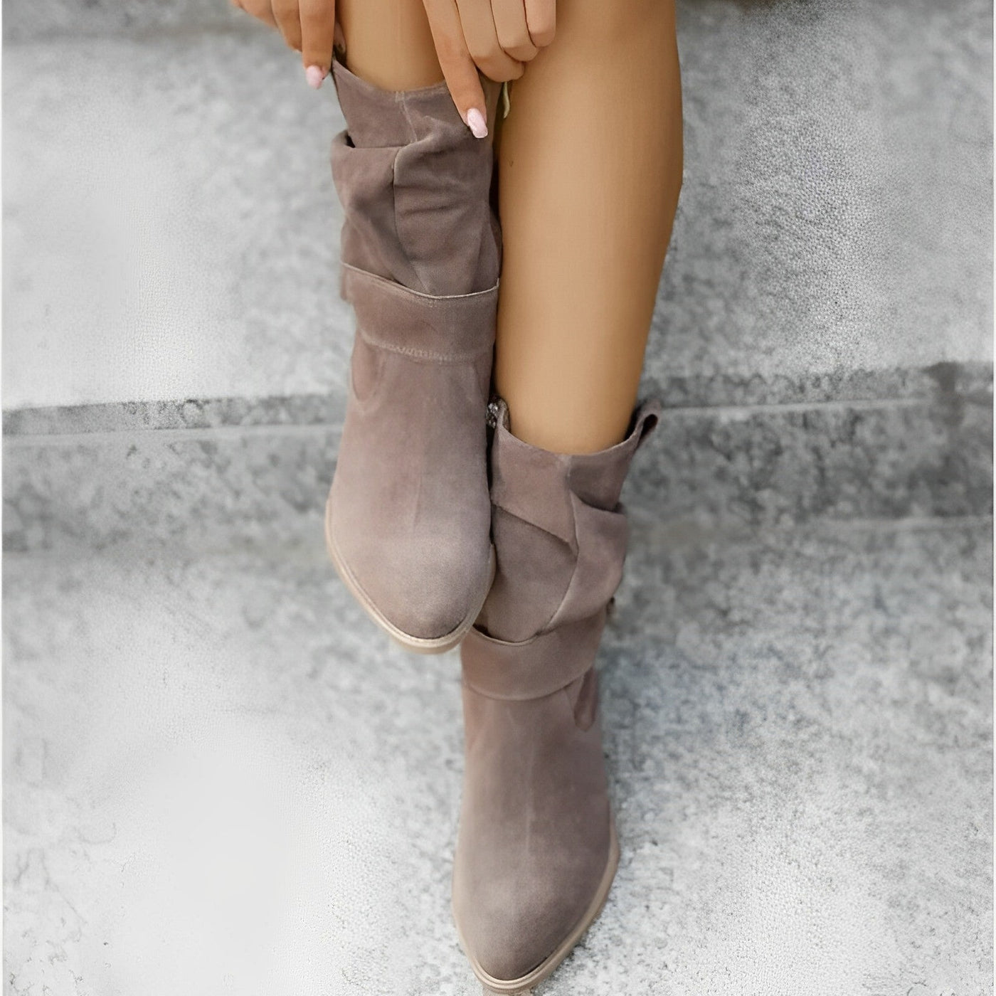 Lendina - Wildleder Stiefel Damen