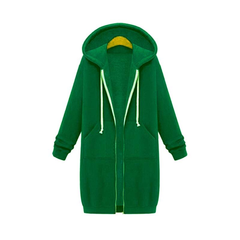 Keyla - Langer Pullover mit Kapuze