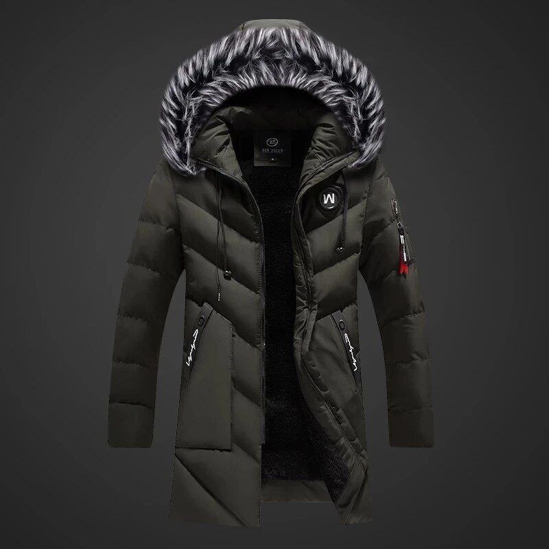Metodij - Herren Winterjacke Wattiert