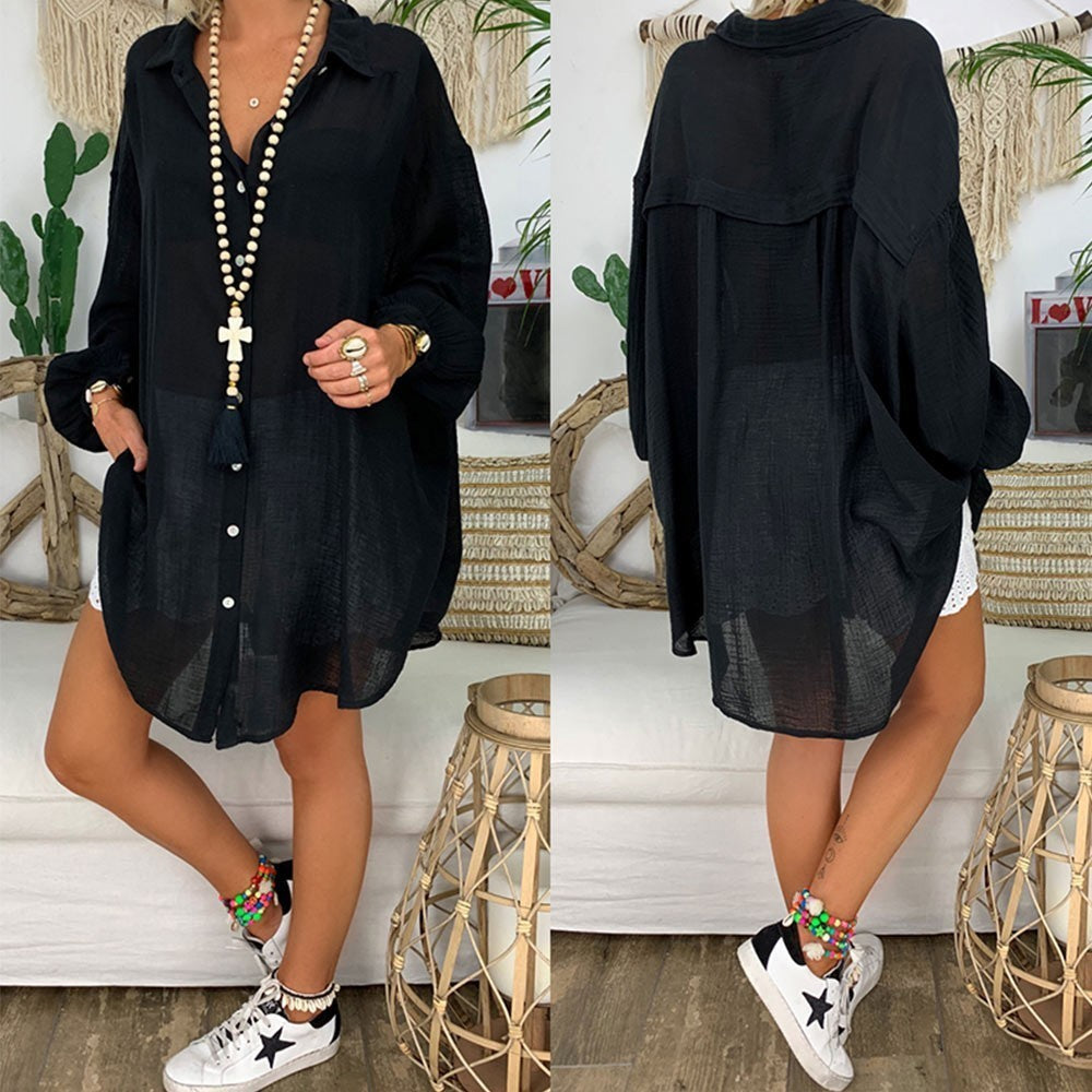 Patricia - Oversized Hemdbluse Damen